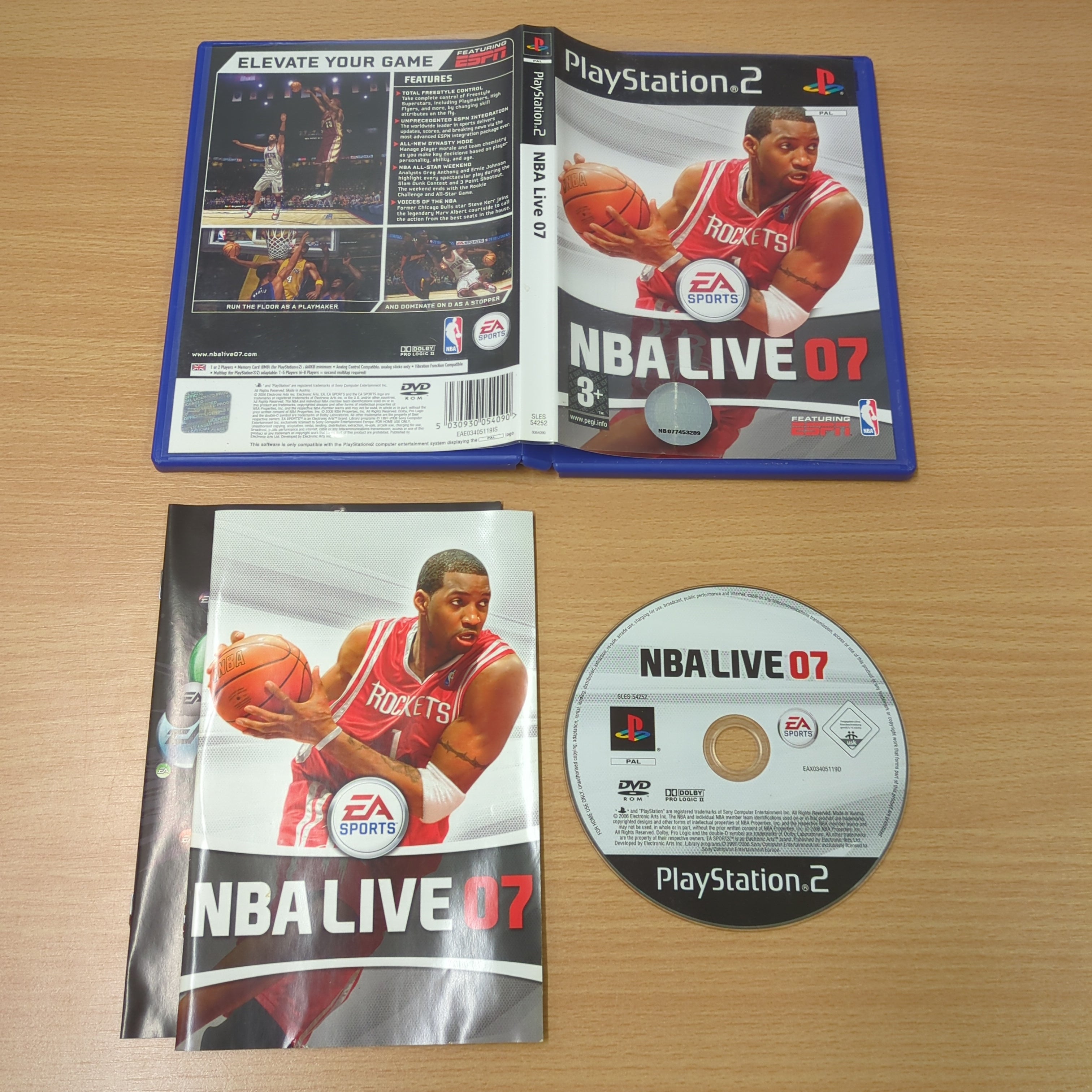 NBA Live 07 Sony PS2 game NBA Live 07 Sony PS2 game